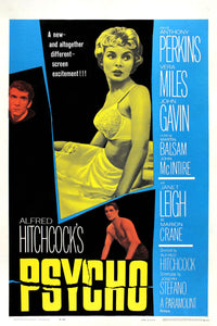 Psycho Movie Poster 11"x17" Anthony Perkins Janet Leigh #1