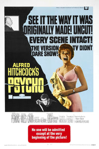 Psycho Movie Poster 27"x40" Anthony Perkins Janet Leigh #3