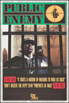 Public Enemy Poster Rap Hip Hop Music On Sale United States