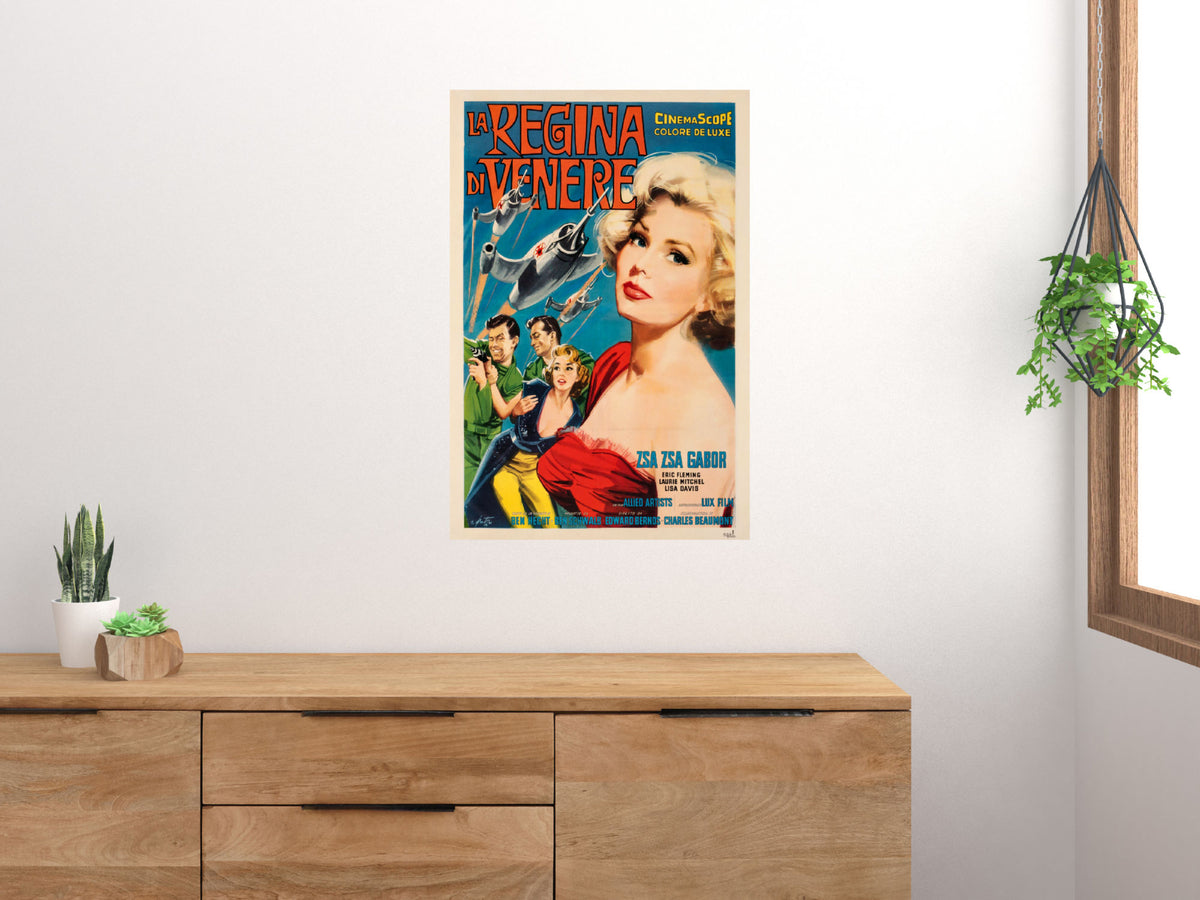 The Queen Of Outer Space French Movie Poster 16x24 on Sale The Poster Depot