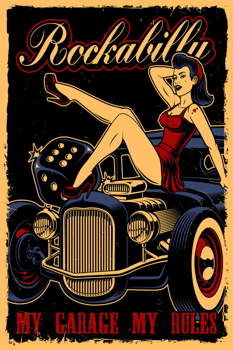 Rockabilly Poster 27x40 The Poster Depot
