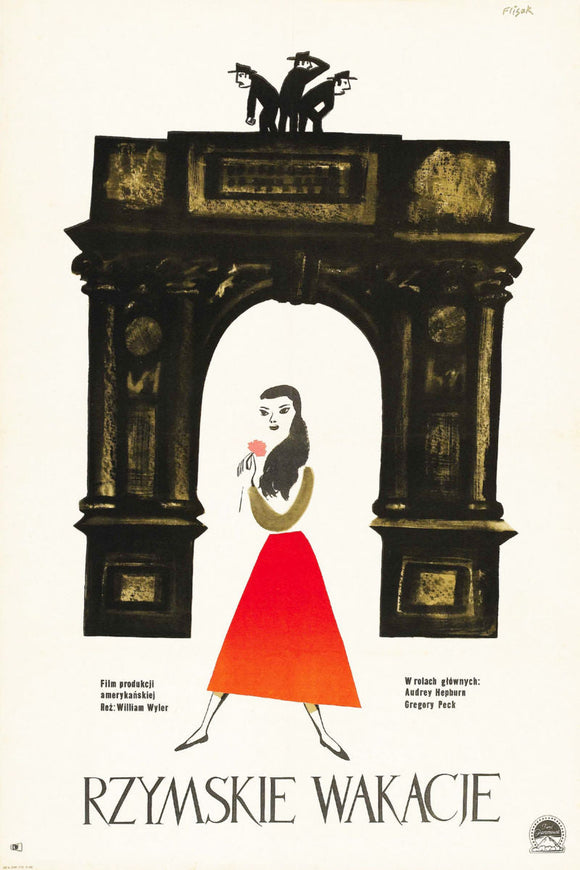 roman holiday polish Movie Poster 27x40 