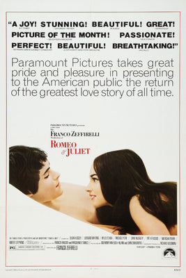 Romeo and Juliet Movie Poster 11"x17" Hussey