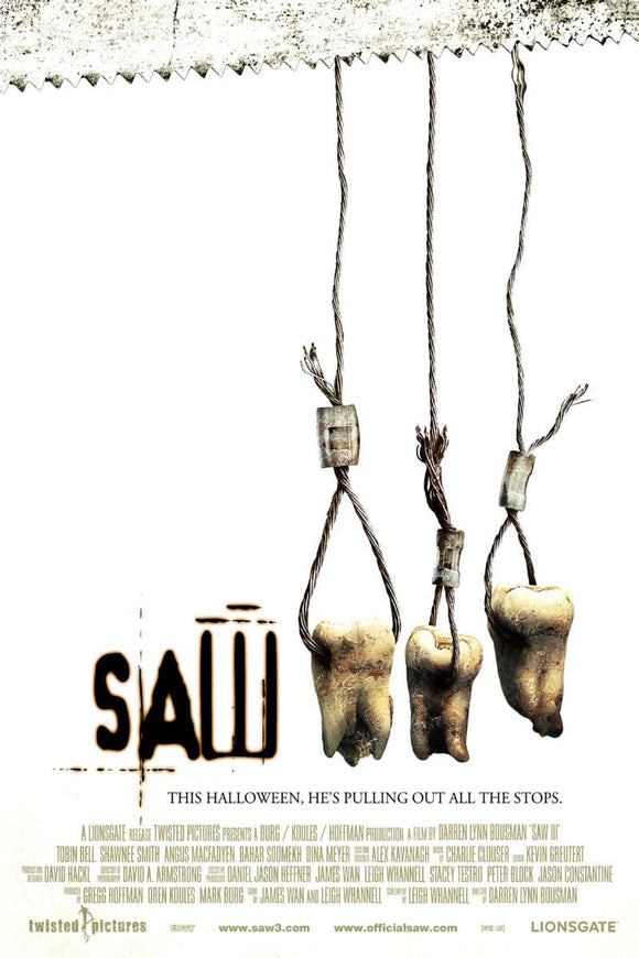 Saw III Movie Poster On Sale United States