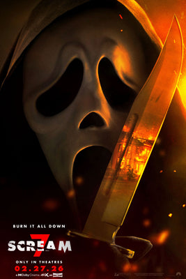 Scream 7 Movie Poster Burn It All Down - 16"x24" The Poster Depot