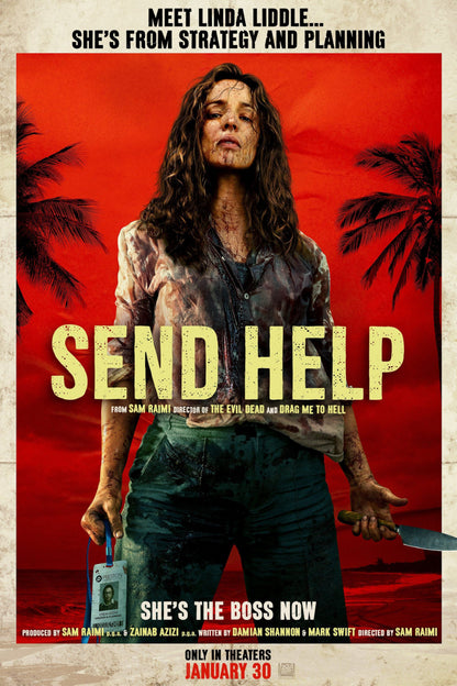 Send Help Movie Poster - 24"x36" The Poster Depot