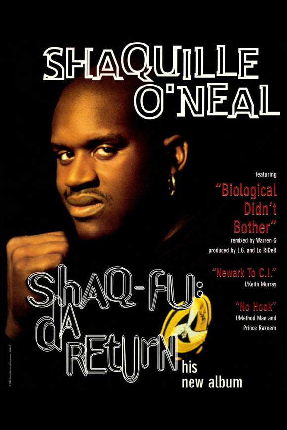 Shaq-Fu The Return Album Poster 27x40 27