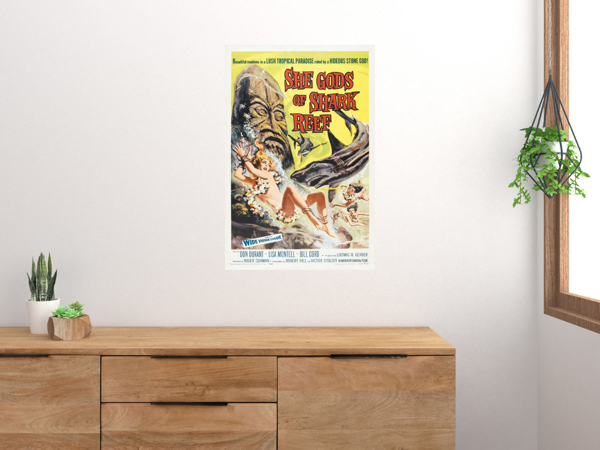 She Gods Of Shark Reef Movie Poster 27x40 27inx40in The Poster Depot