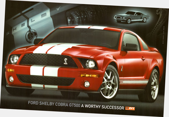 Shelby Gt 500 poster for sale cheap United States USA