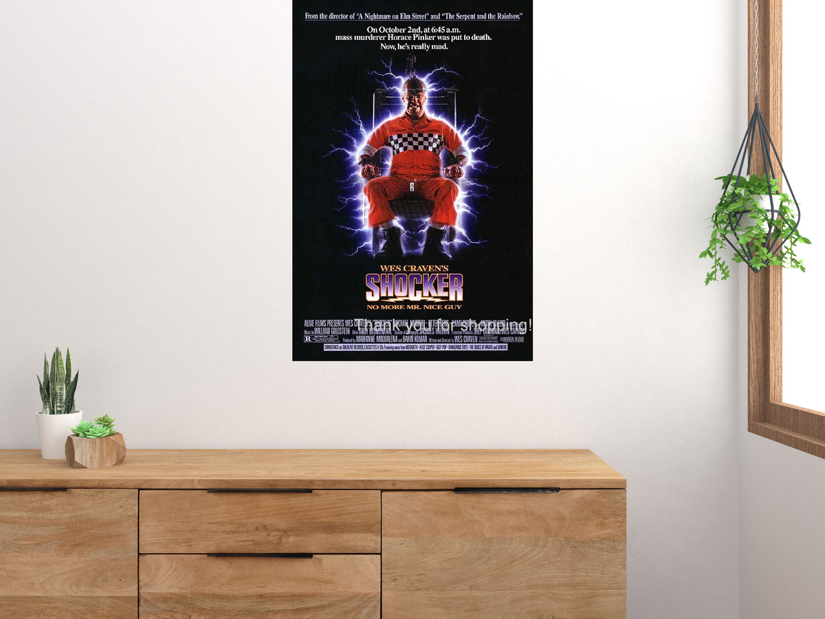 Shocker Movie Poster 27x40 27"x40" #5012401 No More Mr Nice Guy 1989 The Poster Depot