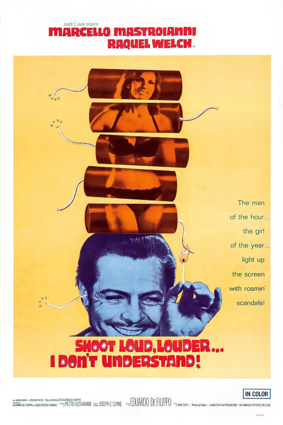 Shoot Loud Louder I Don’T Understand Raquel Welch Movie Poster 11x17 for sale United States USA