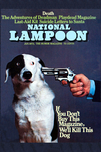 National Lampoon Cover Buy This Magazine Dog Poster Metal Print