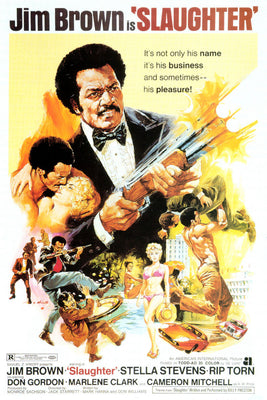 Slaughter Movie poster Jim Brown for sale cheap United States USA