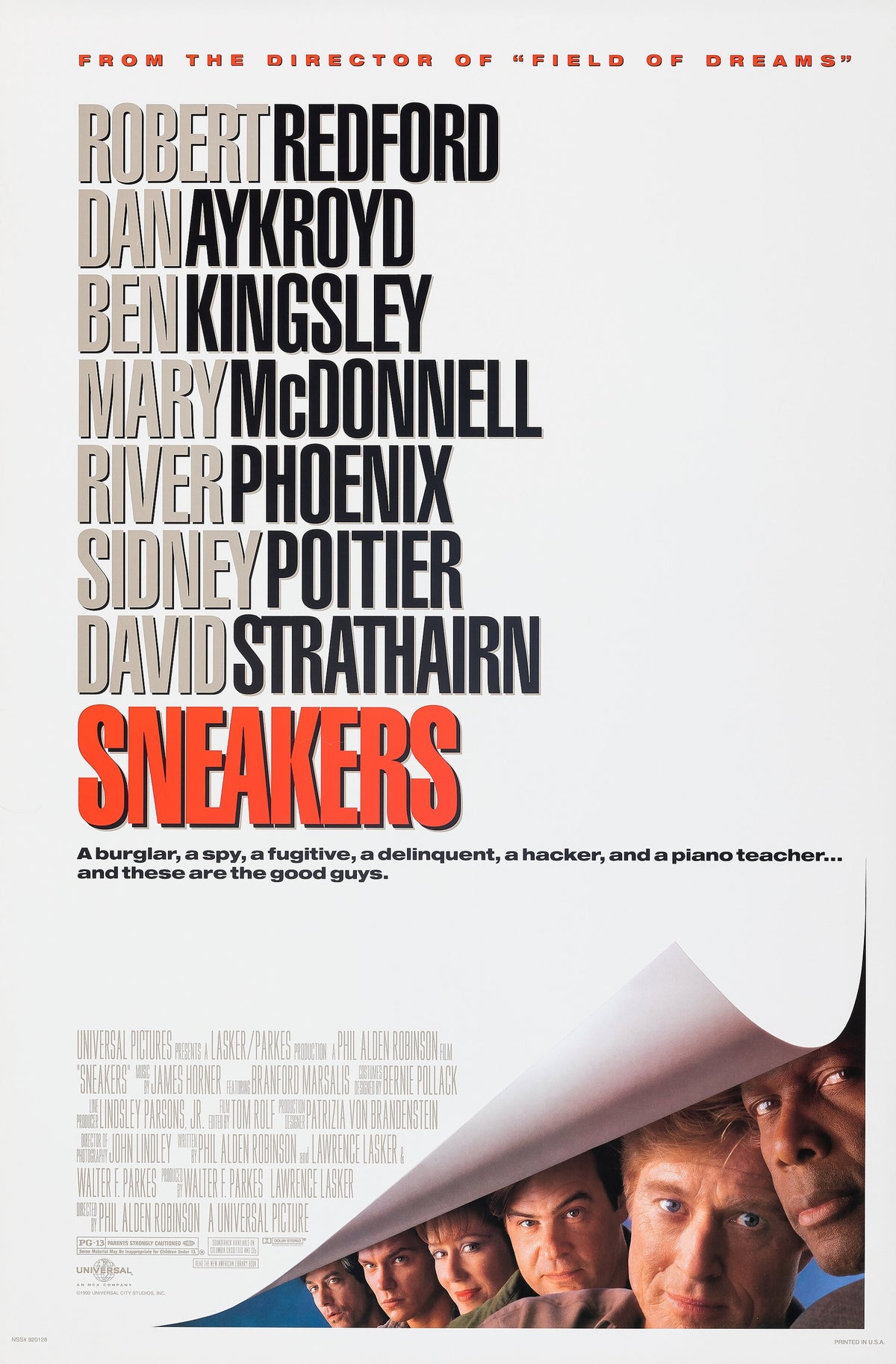 Sneakers Movie Poster 24x36 | Robert Redford The Poster Depot
