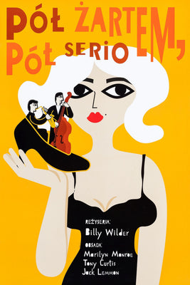Some Like It Hot Polish Movie Poster - 24"x36" The Poster Depot