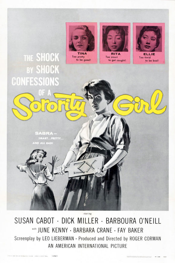 Confession Of A Sorority Girl Movie Poster 27x40 on Sale