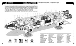 Space 1999 Eagle Cutaway Poster 11"x17"