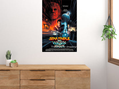 Star Trek Two Wrath Of Khan Movie Poster 24x36 24"x36" #5012402 The Poster Depot