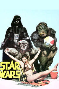 Star Wars Beach Party ROJ Art Poster 11"x17"