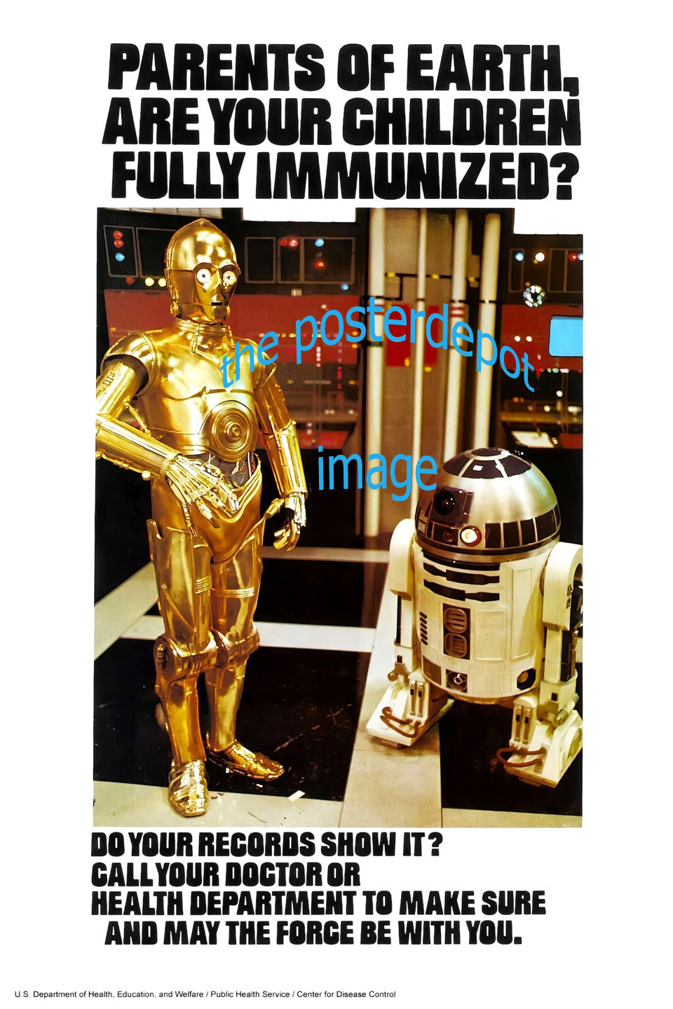 Star Wars Immunization poster #01 poster 24x36 24x36 Large The Poster Depot