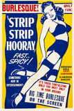 Strip Strip Hooray Vintage Burlesque Movie Poster 