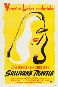 Sullivans Travels Veronica Lake Movie Poster