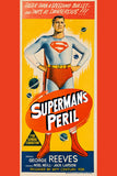 Superman's Peril Movie Poster 27x40 The Poster Depot