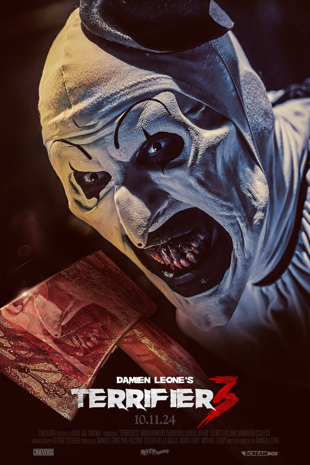 Buy Terrifier 3 Movie Poster - 24"x36" The Poster Depot