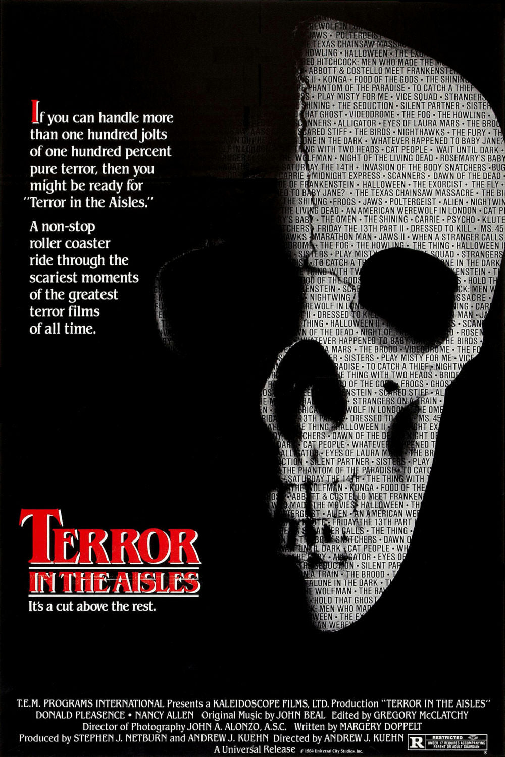 Terror in the Aisles Movie Poster 24"x36" The Poster Depot