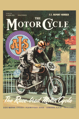 The Motorcycle Poster (24"x36") The Poster Depot
