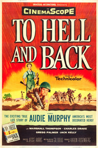 To Hell And Back Movie Poster 16"x24" 16inx24in