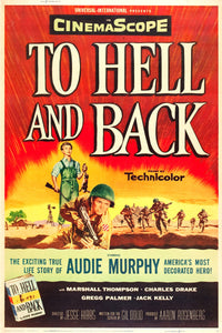 To Hell And Back Movie Poster 27"x40" 27inx40in