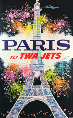 TWA Paris Poster 11"x17" The Poster Depot