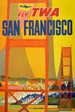 TWA San Francisco Poster 11"x17" The Poster Depot
