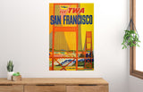 TWA San Francisco Poster 11"x17" The Poster Depot