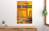 TWA San Francisco Poster 24"x36" The Poster Depot