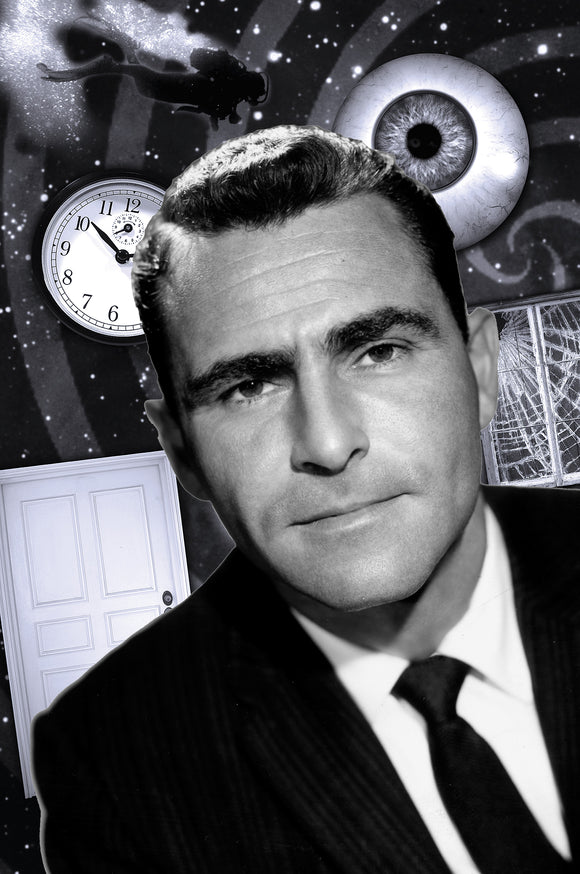 Twilight Zone Poster Black and White Poster 24x36