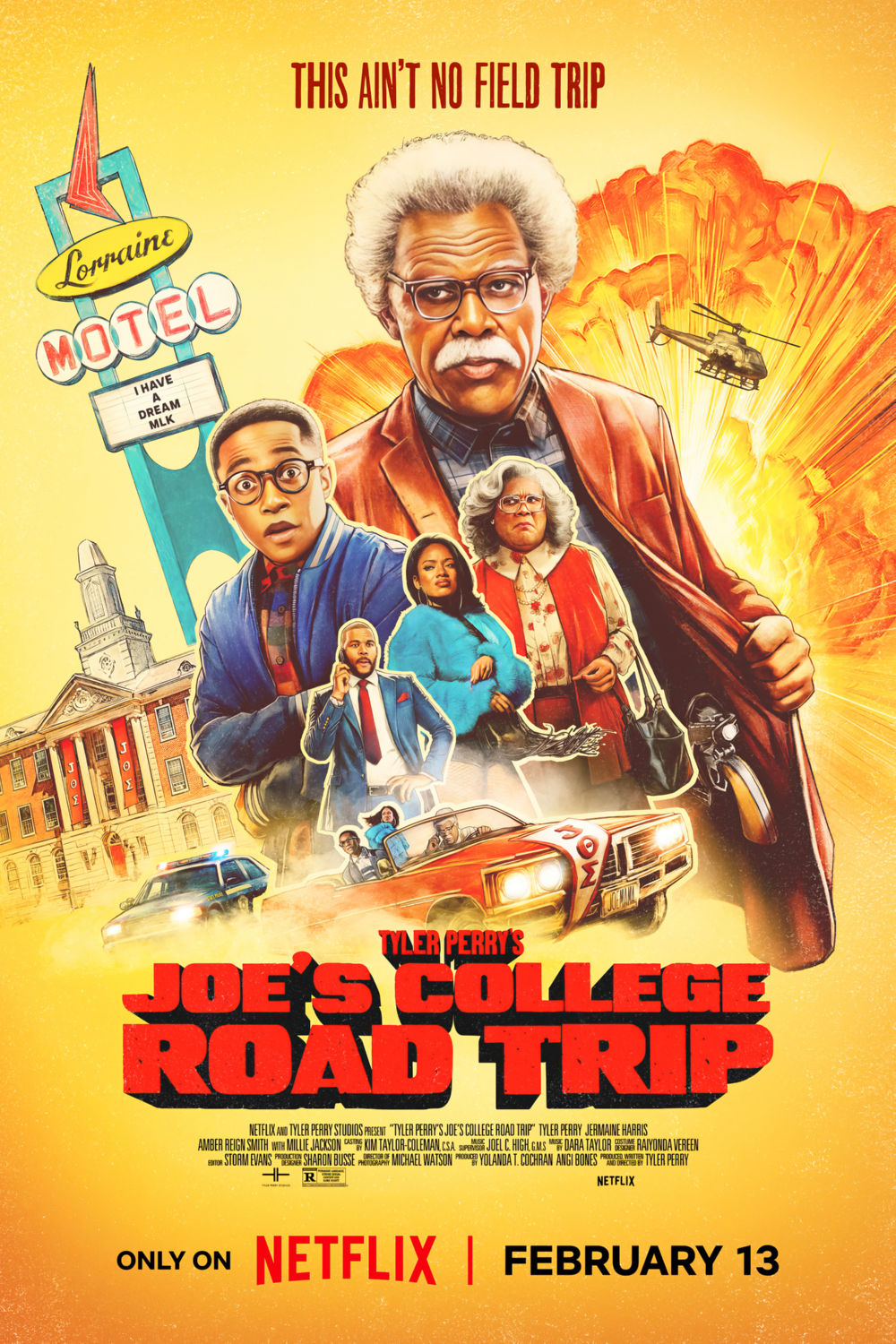 Tyler Perry's Joe's College Road Trip Movie Poster - 16"x24" The Poster Depot