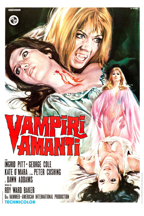 Vampiri Amanti Italian Vampire Movie Poster 27