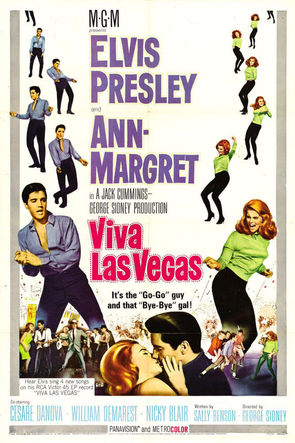 Viva Las Vegas Movie poster - for sale cheap United States USA