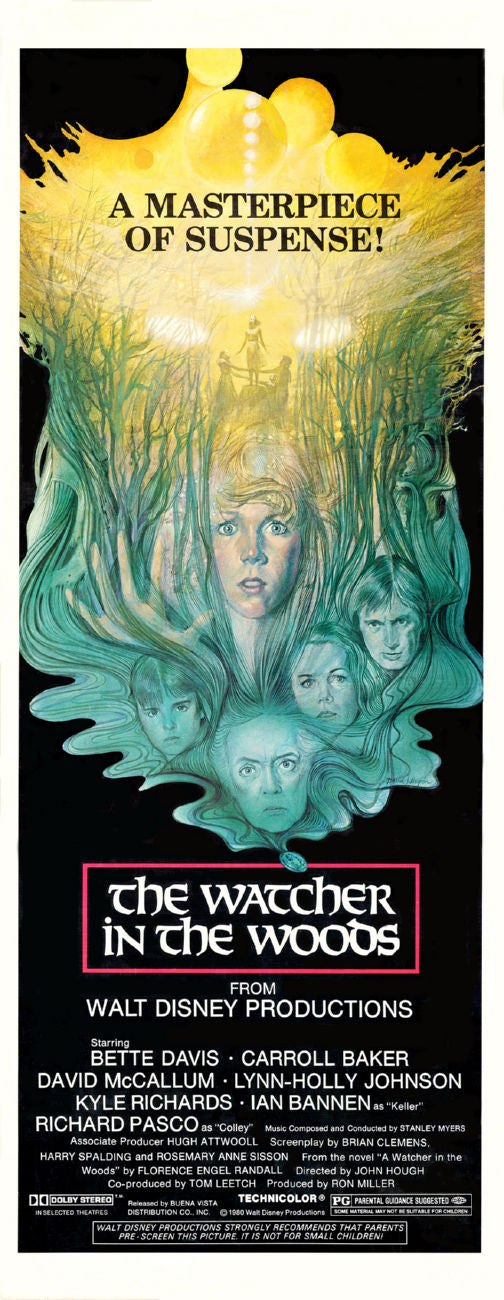 The Watcher In The Woods Insert Movie Poster 14"X36" for sale United States USA