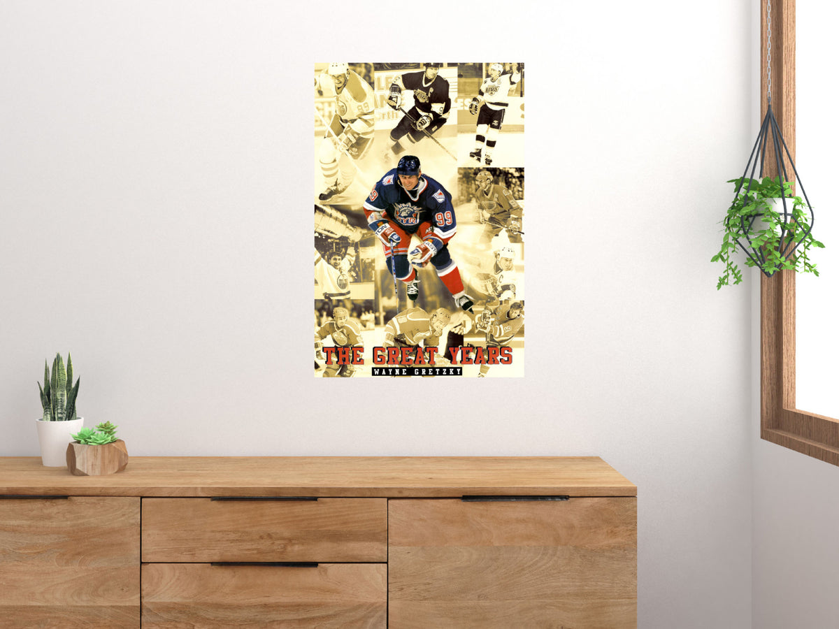 Wayne Gretzky The Great Years Poster 11x17 on Sale The Poster Depot