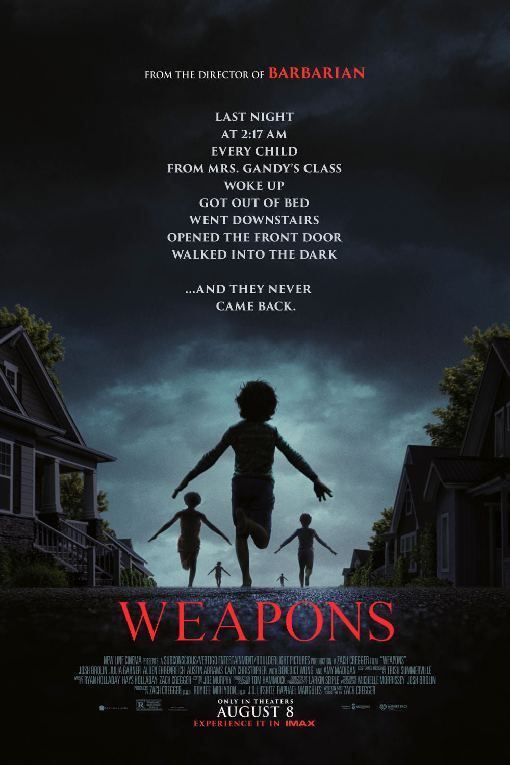 Weapons Movie Poster 24"x36" The Poster Depot