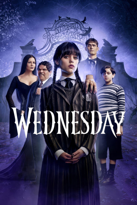 Wednesday Poster Jenna Ortega - 11x17