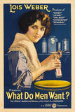 What Do Men Want Movie Poster 11x17 11"x17" Poster Lois Weber The Poster Depot