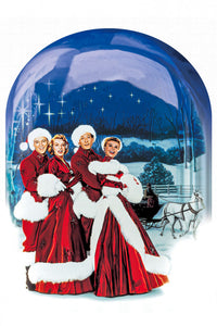 White Christmas Movie Art Poster Snow Globe - 11x17