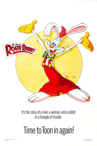 Who Framed Roger Rabbitt Movie Poster 27"x40" 27inx40in