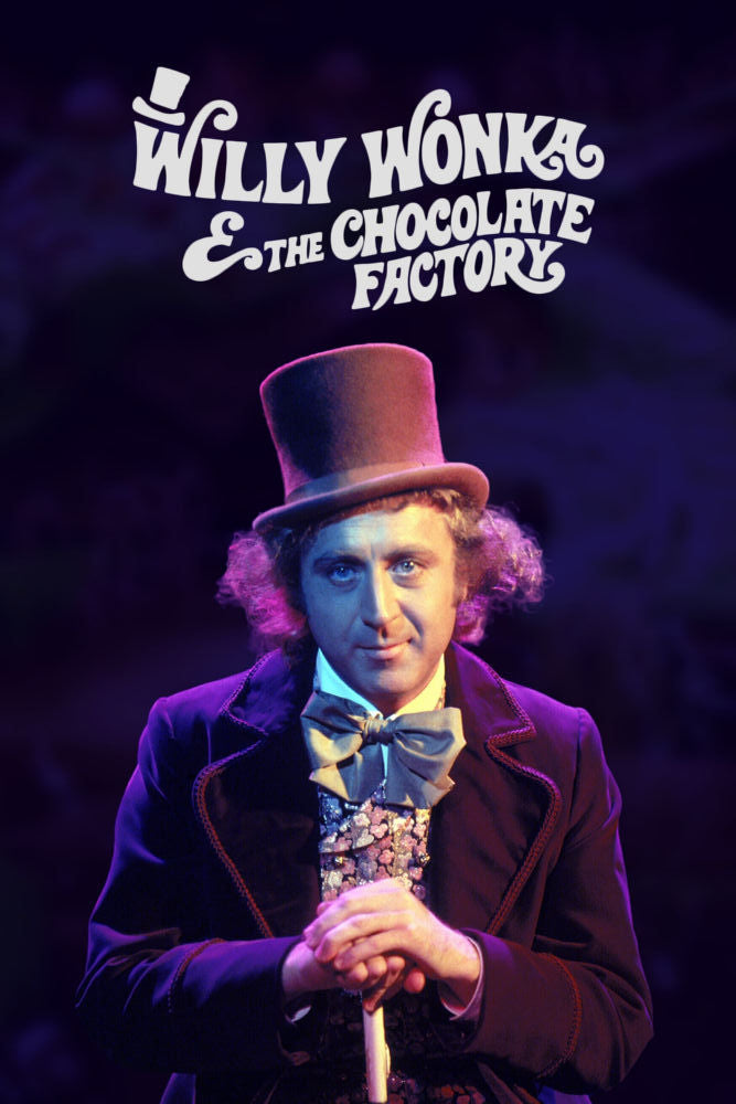 Willy Wonka And The Chocolate Factory Movie poster Gene Wilder 1971 - for sale cheap United States USA