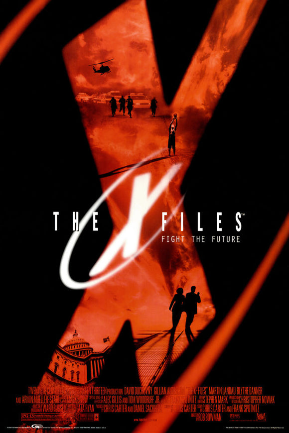 The X Files Fight The Future Movie Poster 24x36 for sale United States USA