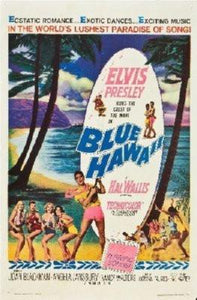 Blue Hawaii 11x17 poster for sale cheap United States USA